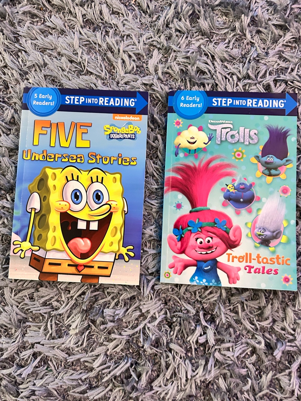 SpongeBob and Trolls Early Readers - 2 Story Books